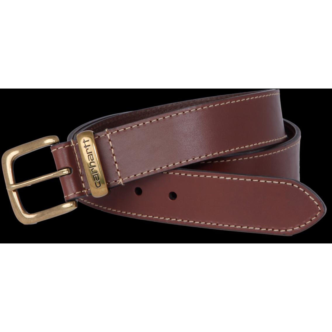 Carhartt, Herren, Gürtel, Burnished Leder Gürtel, Braun, (38)