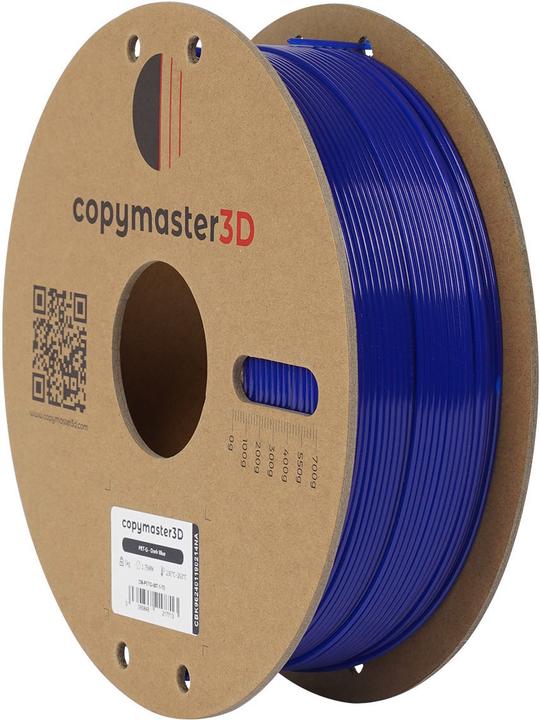 Actual product image Copymaster3D PET-G 3D Printer Filament, 1.75 mm, Dark Blue (PETG-GF, 1.75 mm)