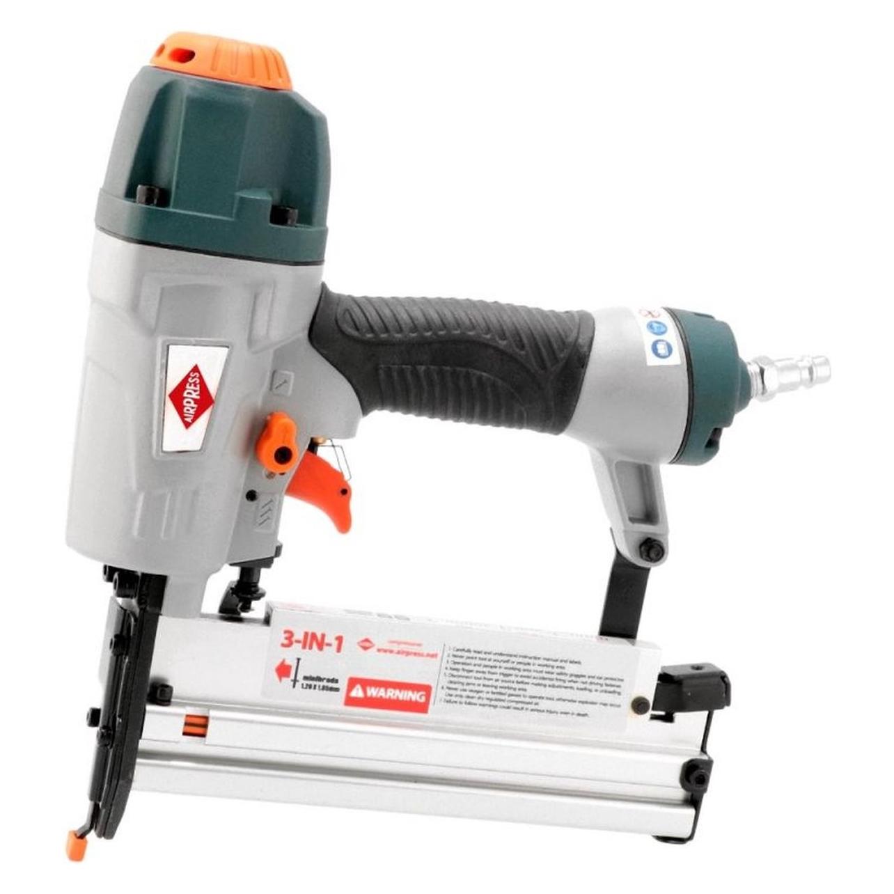 Airpress, Tacker + Spijkerpistool, Nagel-Nietmachine 3in1 (T50-90/40)