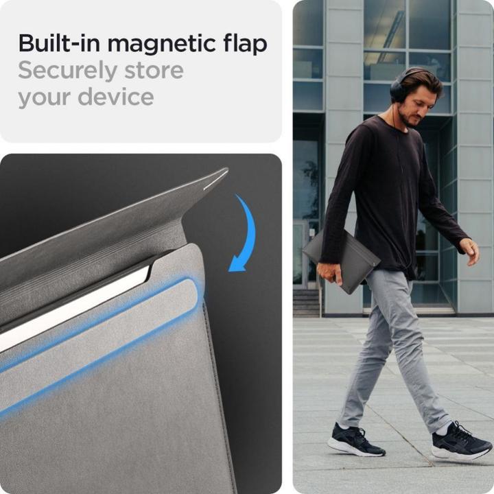 Produktbild Spigen Valentinus Sleeve Laptop 13-14 szary/city grey AFA06415 (14")