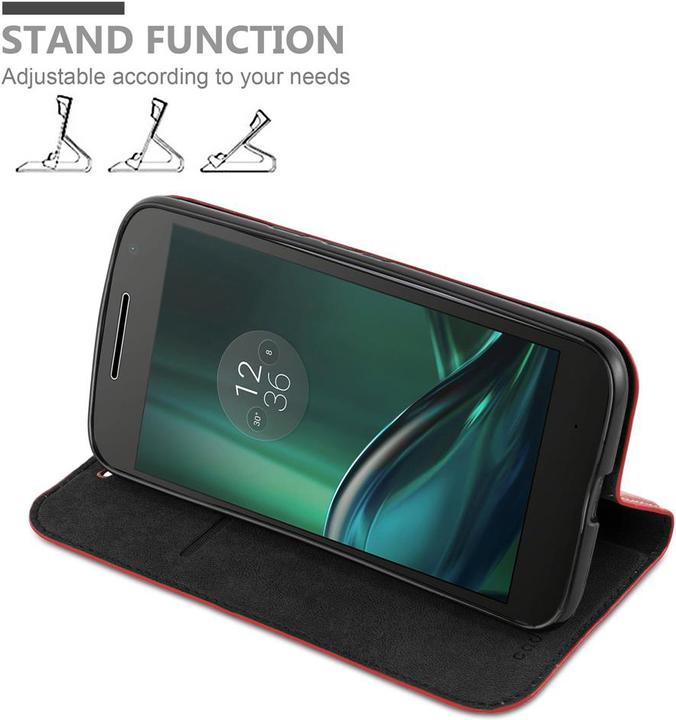 Productafbeelding Cadorabo Boek Onzichtbare Magneetband (Motorola Moto G4 Plus, Motorola Moto G4)