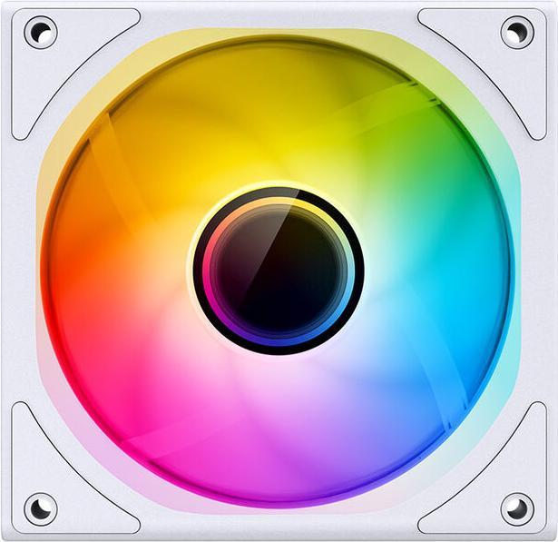 Produktbild Jonsbo ZK-120WR 3in1 Lüfter - A-RGB, weiss Reverse (120 mm, 3 x)