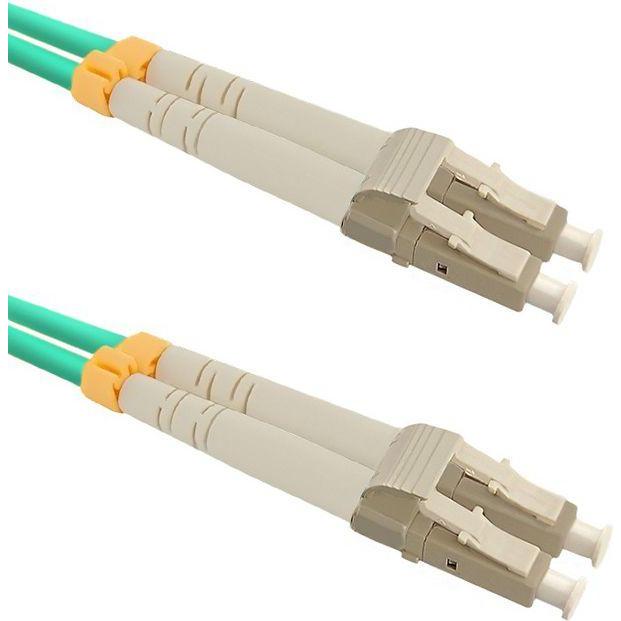 Qoltec 54344 Optic Patchcord LC/UPC - LC/UPC Multimode 50/125 OM4 Duplex 2m (2 m), Netzwerkkabel