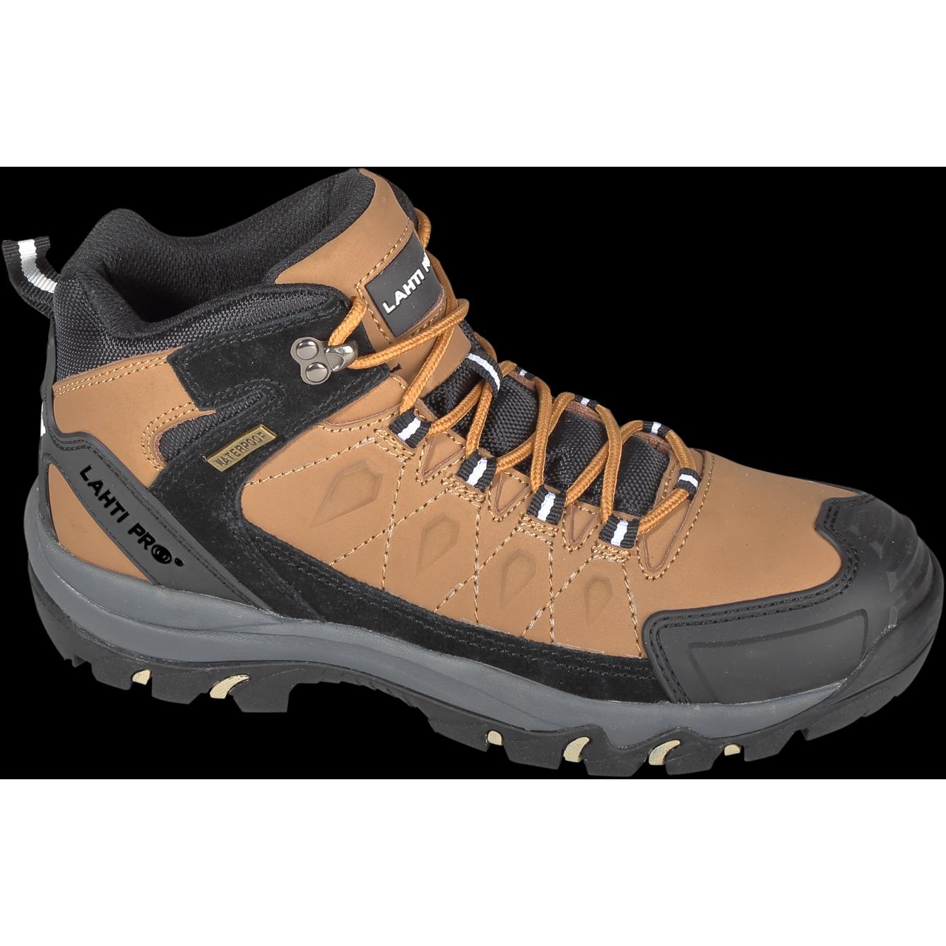 Lahti Pro, Sicherheitsschuhe, Boots without lifting nubuck. sand-black, o2 sra, "41", ce, lahti (O2, 41)
