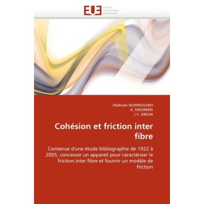 Cohésion et friction inter fibre, Fachbücher