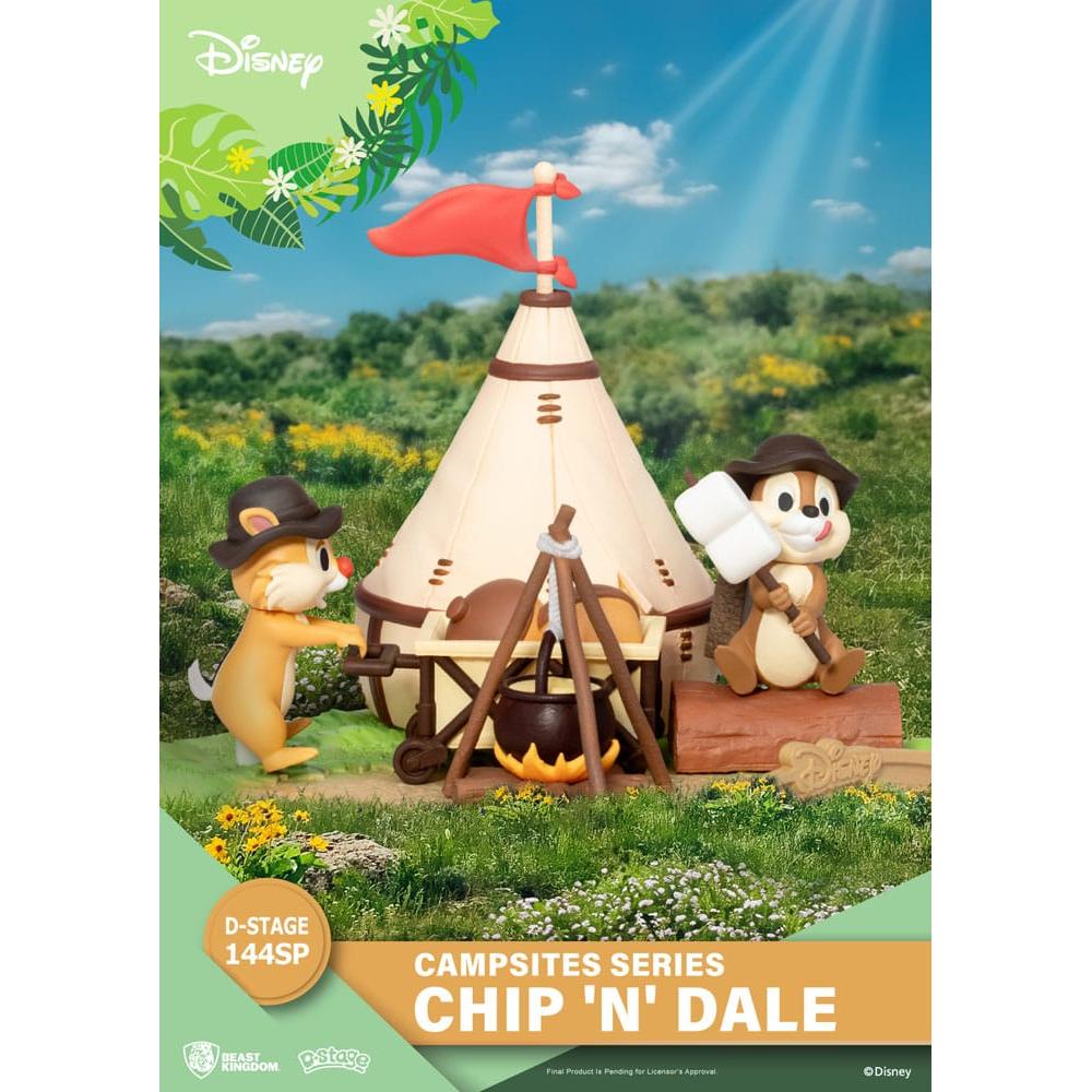 Beast Kingdom Disney D-Stage Campsite Series PVC Diorama Chip & Dale Special Edition 10 cm (46021698)