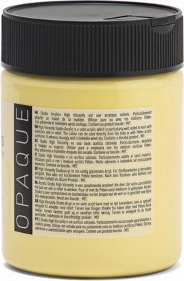 Produktbild Pebeo Studio Acrylics feine Acrylfarben (Neapelgelb Imit, 500 ml)
