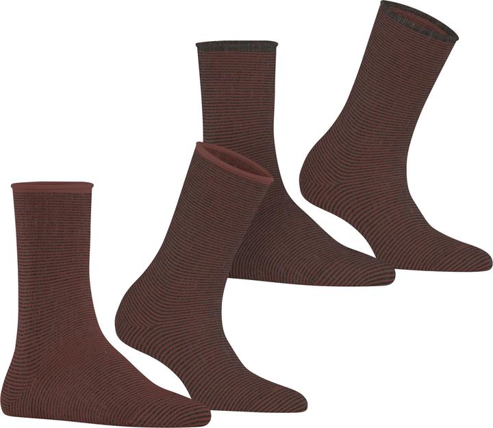 Produktbild Esprit Allover Stripe 2-Pack Damen (2er Pack, 35 - 38)