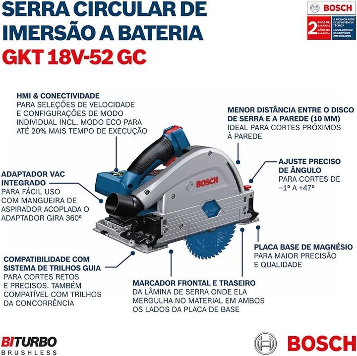 Immagine prodotto Bosch Professional GKT 18V-52 GC