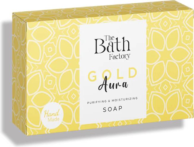 Actual product image The Bath Factory Hand Gesichts und Körperseife Gold Aura (Hard soap)
