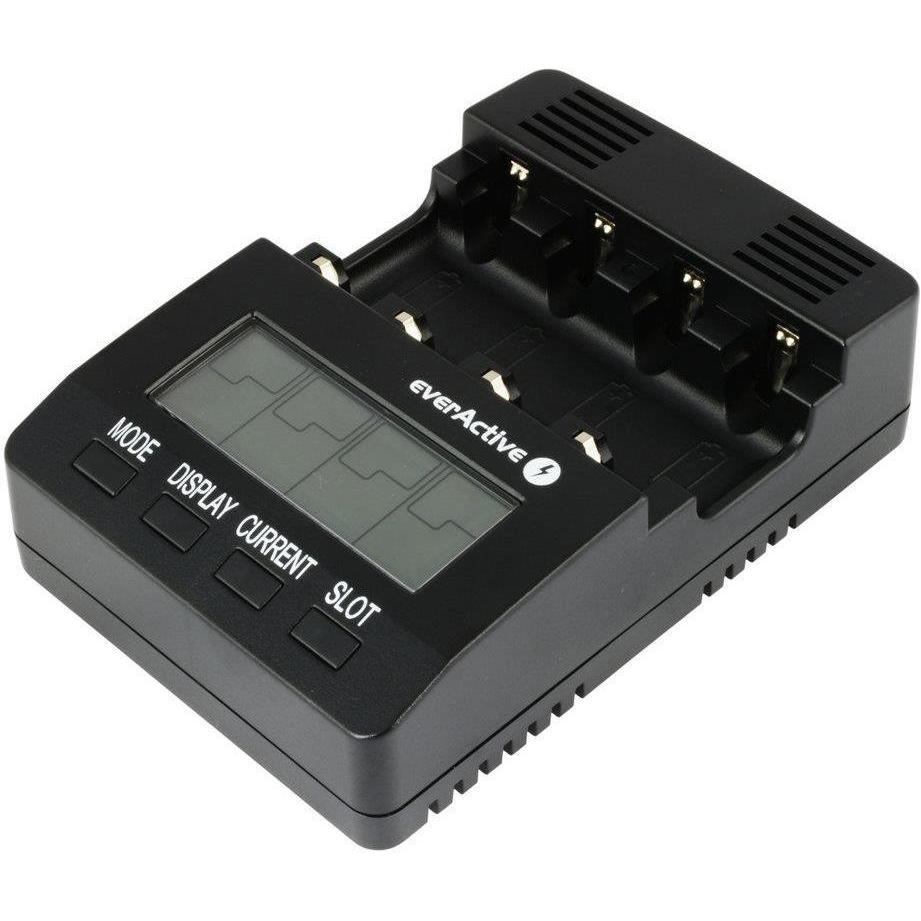 Everactive Charger NC-3000 (No data) (1 Stk., C, D, AAA, AA, Ladegerät ohne Akku), Akku Ladegerät