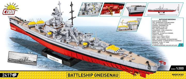Produktbild Cobi Battleship Gneisenau
