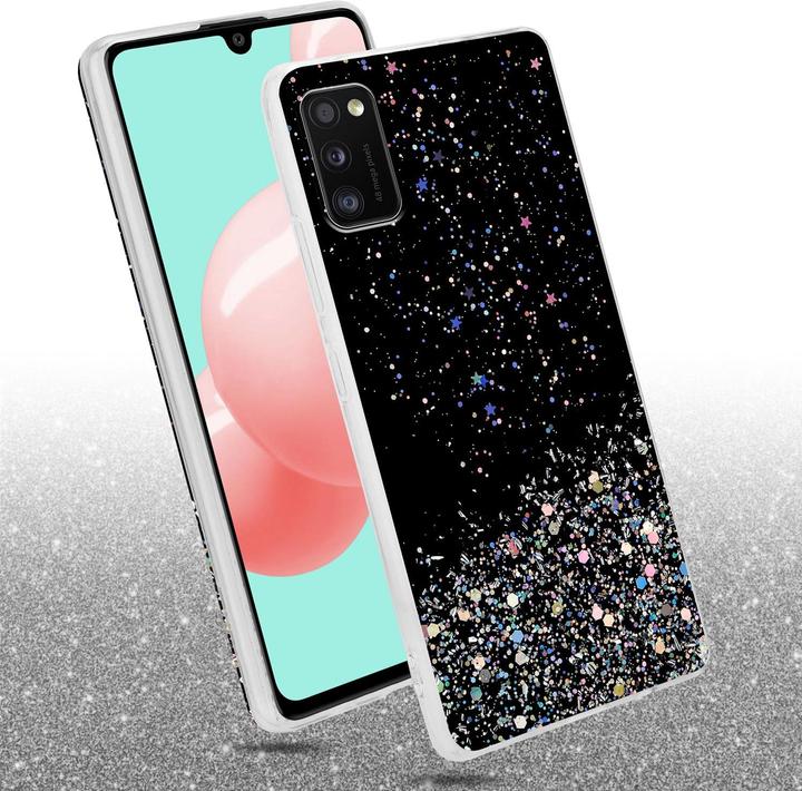 Actual product image Cadorabo TPU cover sparkling glitter (Samsung Galaxy A41)