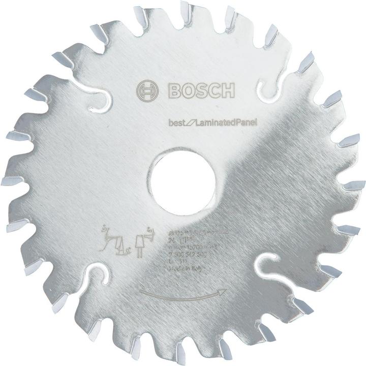 Produktbild Bosch Professional Zubehör Vorritzblatt konisch, Best for Laminated Panel, 125 x 22 x 2,2 mm, 24