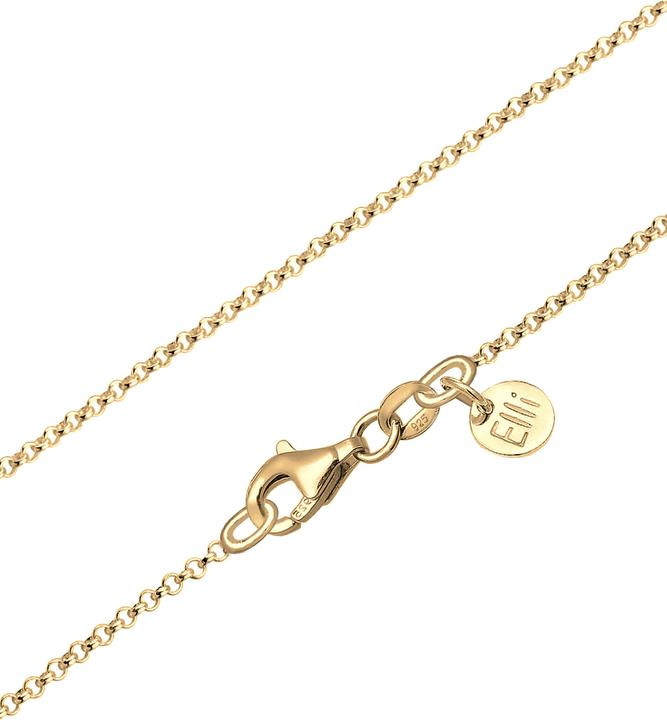 Immagine prodotto Elli Collana di pietre preziose, gocce (Argento 925 placcato oro, Quarzo, 45 cm)