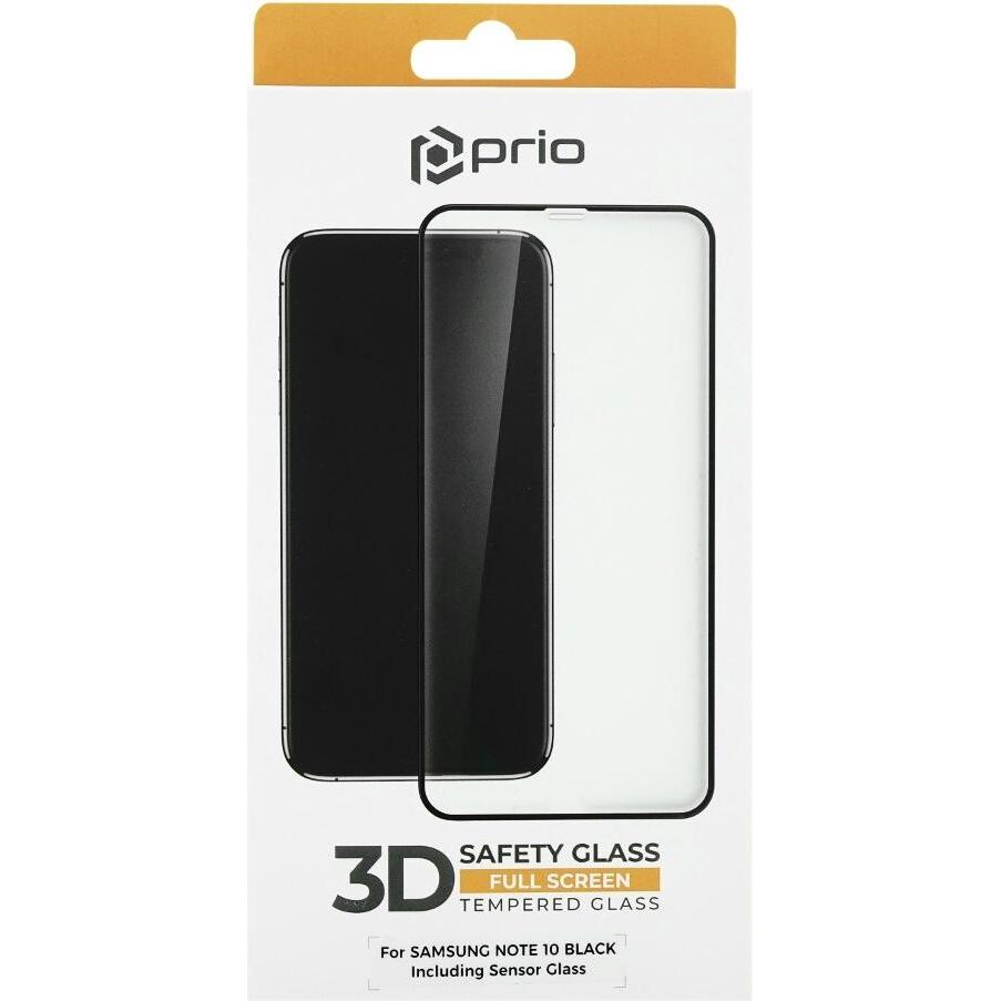 Thumbnail - prio 3D Tempered Glass Samsung Note 10, mit Sensorglas schwarz (1 Stück, Samsung Galaxy Note 10), Smartphone Schutzfolie...