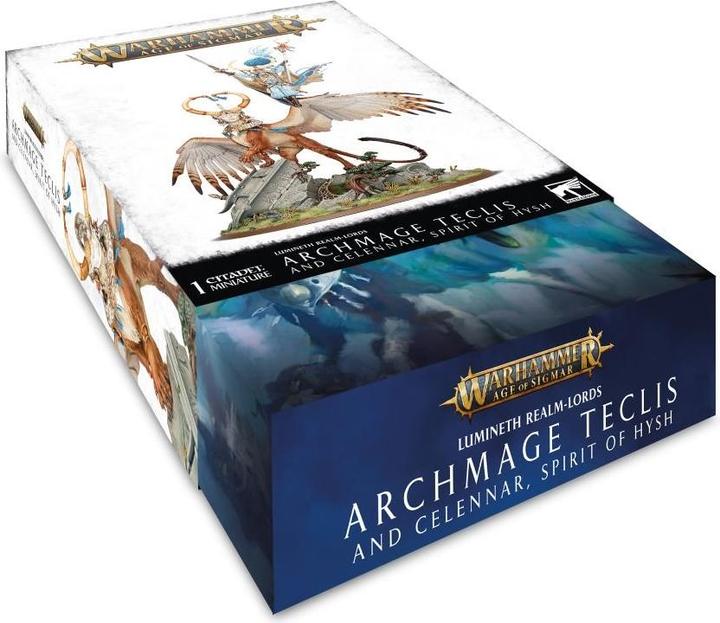 Immagine prodotto Games Workshop Signori del Regno di Lumineth - Teclis e Celennar Arcimago, Spirito di Hysh (Materiale sintetico)