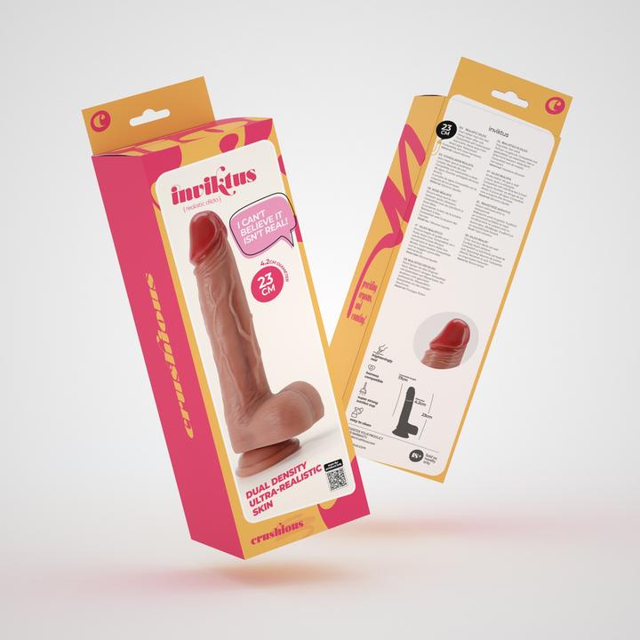 Image du produit Crushious Inviktus - Liquid Silicone Dildo - 9 / 23 cm - Flesh