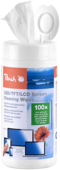 Peach des chiffons de nettoyage humides (100 x)