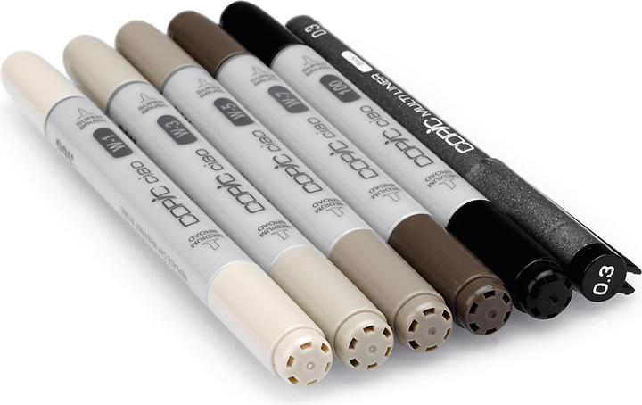 Produktbild Copic Warme Grautöne (Grau, 3 mm, 5 x)
