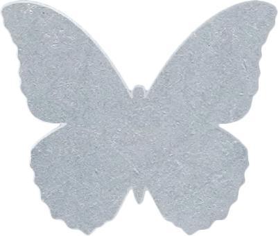 Immagine prodotto DC Table Tovaglia peso Butterfly argento, set di 4, magnetico (3 x 4 cm)