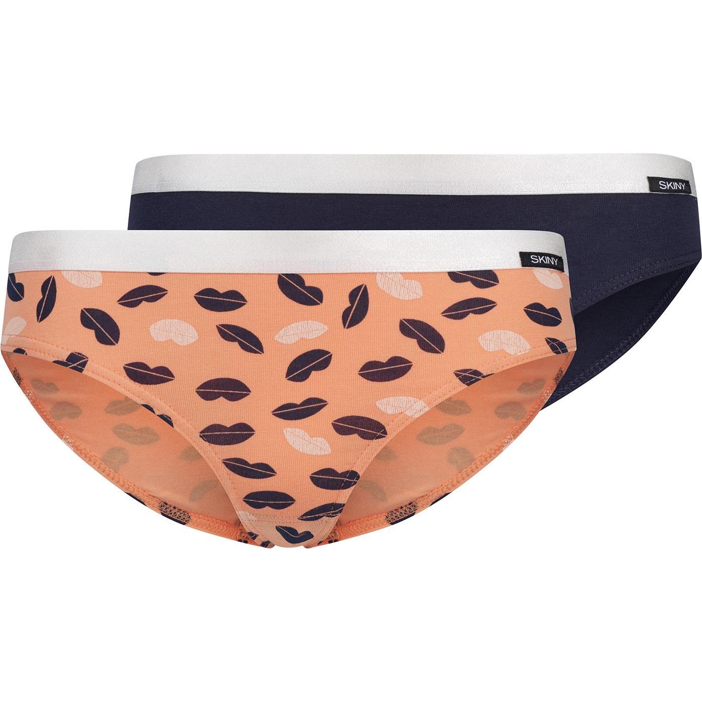 Skiny, Damen, Unterhosen, Slip Casual Stretch, Mehrfarbig, (152, 2er Pack)