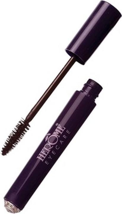 Actual product image Herome Eye Care Brilliant Mascara Chocolate Brown for Shiny and Incredibly Voluminous Lashes (Chocolate Brown)