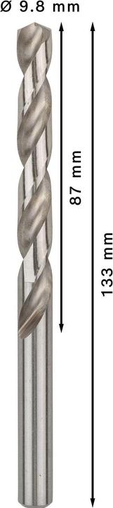 Immagine prodotto Bosch Professional Zubehör Trapano PRO Metal HSS-G, 9,8 x 87 x 133 mm (9,8 mm)
