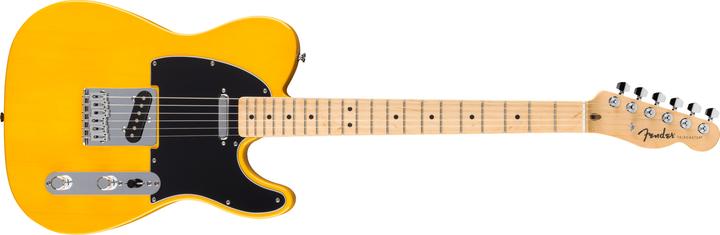 Actual product image Fender Standard Telecaster, Butterscotch Blonde MN (Electric guitar, Body: Poplar, Neck: maple with satin finish)