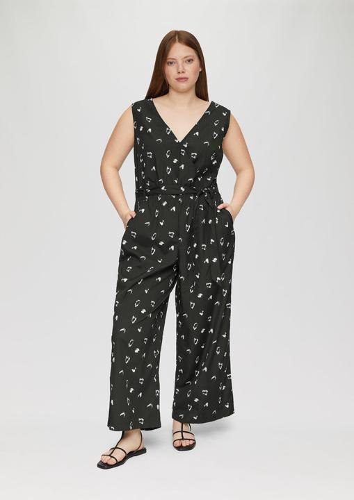 Produktbild S.Oliver Overall Ärmelloser Jumpsuit mit Eingrifftaschen und Bindeband (48)