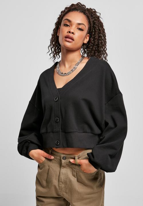 Actual product image Urban Classics Ladies Organic Oversized Short Terry Cardigan (3XL)