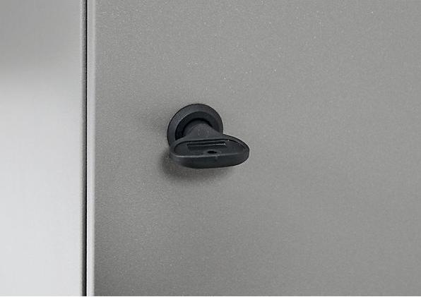 Actual product image kaiserkraft System recyclable waste collectors, manually operated flap (60 l)