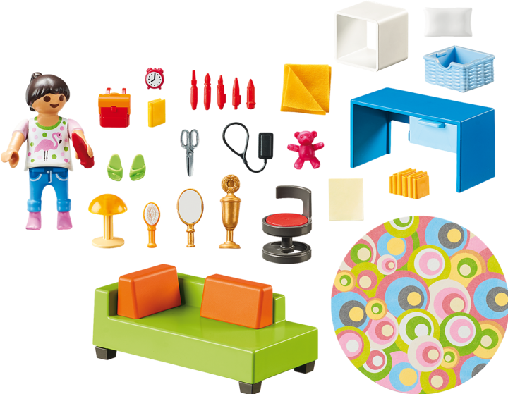 Actual product image Playmobil Youth room (70209, Playmobil Dollhouse)