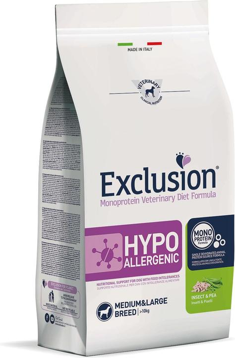 Produktbild Exclusion Hypoallergenic Insect Medium & Large Breed (Adult, 1 Stk., 12000 g)