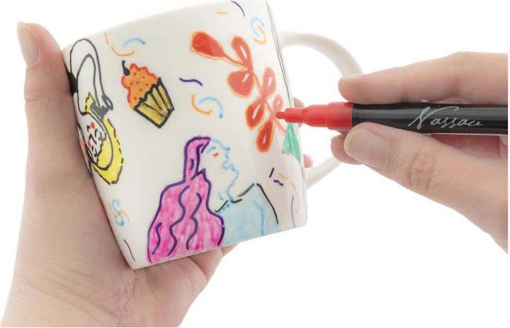 Produktbild Grafix Filzstifte Glas und Porzellan 12 Stück (12x)