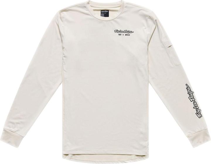 Troy Lee Designs Ruckus Ride LS Tee, Art & Speed, pumice, L (L)