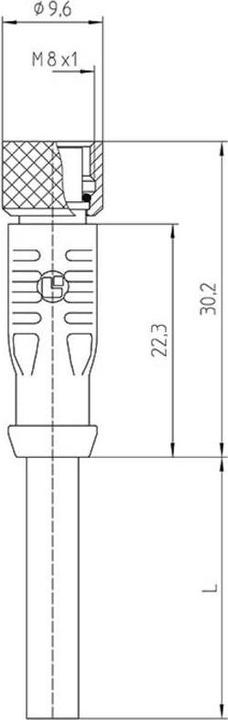Nährwerte und Zutaten Lutronic 1029 Sensor-/Aktor-Steckverbinder, konfektioniert M8 Kupplung, gerade 5