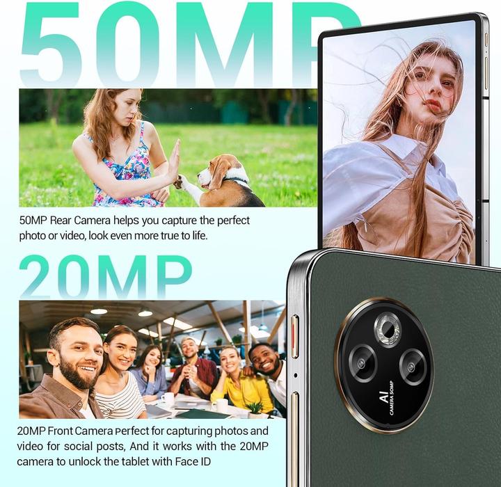 Produktbild Doogee Android 14 Tablet mit 4K-Display, Helio G99, 20 GB RAM, 512 GB Speicher, 10800 mAh Akku (4G, 12.40", 512 GB)