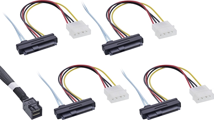 Actual product image InLine Mini SAS HD cable