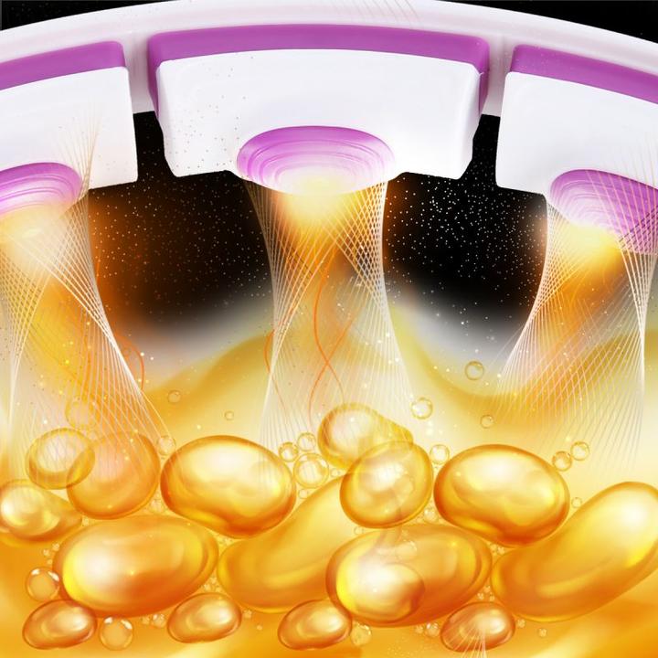 Actual product image HMS Hhm17 Hula Hoop White/Purple With Magnets And Weight + Counter