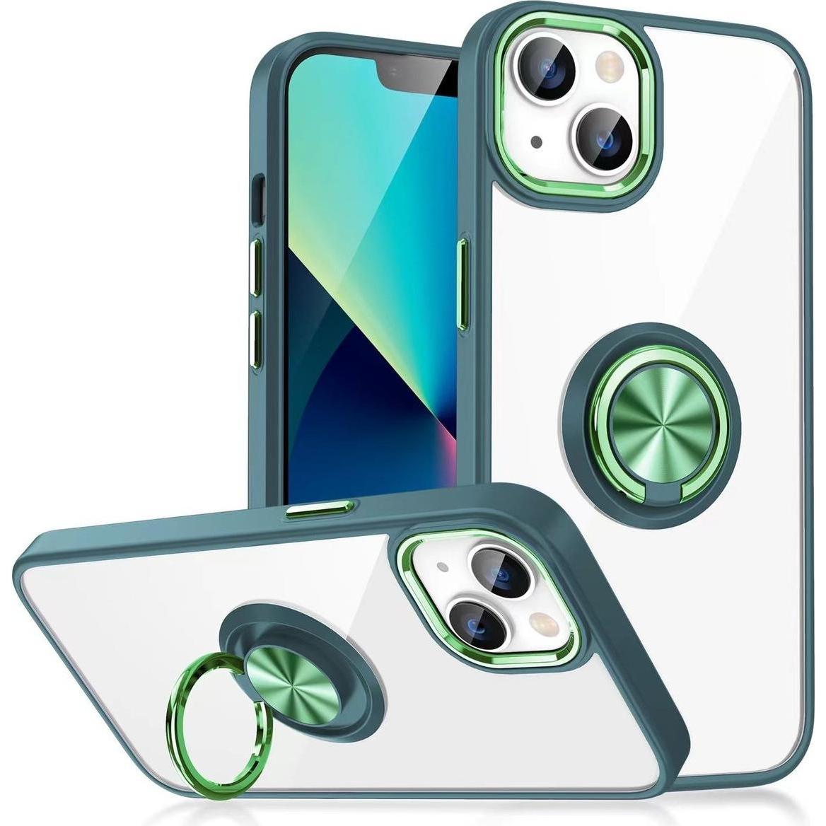 König Design Schutz Handy Hülle für Apple iPhone 15 Case Cover Ring Halter Bumper Etuis Neu (Apple iPhone 15), Smartphon...