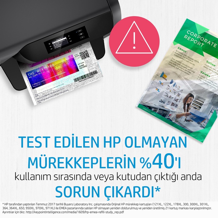 Actual product image HP 913a (C)