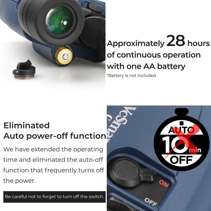 Actual product image Kenko Stabilisierter wasserdichter Fernglas für Vogel- und Sternenbeobachtung (15x, 42 mm)