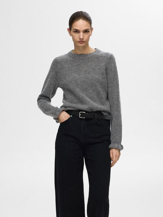 Produktbild Selected Femme Rüschenärmel Strickpullover (M)