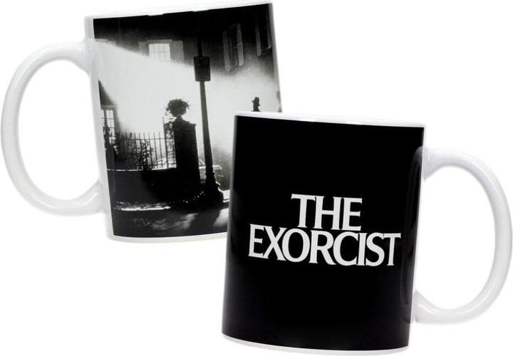 Actual product image SD Toys Der Exorzist Geschenkbox Tasse & Schlüsselanhänger Poster Print Black & White (320 ml, 1x)
