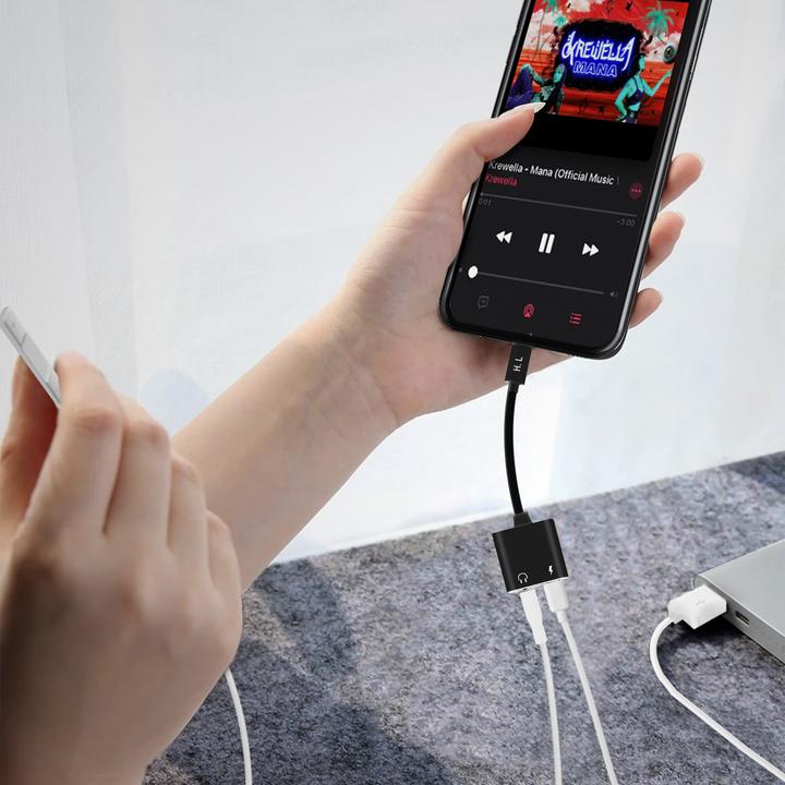 Actual product image Avizar USB-C audio/charging adapter (USB Type C, USB B)