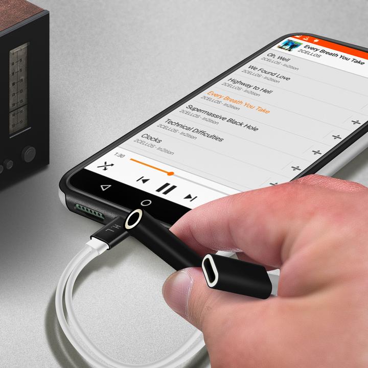 Actual product image Avizar USB-C Audio & Charging Adapter (USB Type C, USB B)