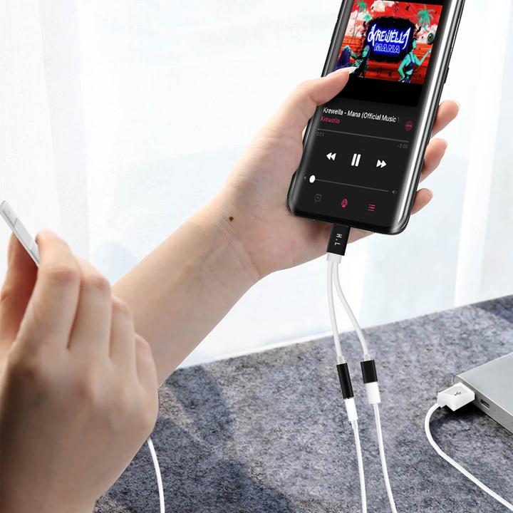 Actual product image Avizar USB-C Audio & Charging Adapter (USB Type C, USB B)