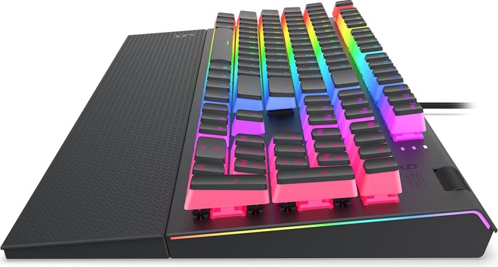 Actual product image SPC Gear GK650K Omnis Mechanical Keyboard with RGB Pudding Edition (US, Kailh Red switch) (Eng. Int.)