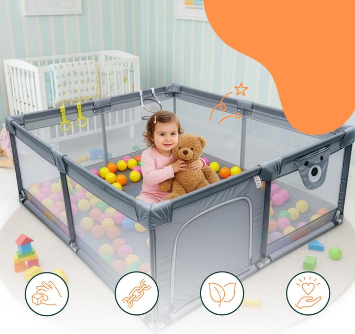 Produktbild Relaxdays Laufstall Baby (120 cm, 150 cm)